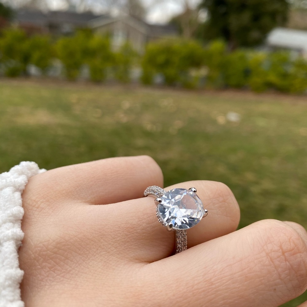 NEW 925 Sterling Silver Sparkling ✨ Ring - Picture 2 of 5